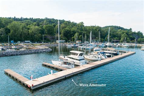 Galvanized steel wave attenuator with a steel truss substructure — The Dock Doctors