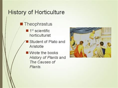 Introduction to Horticulture Horticulture Word first used in