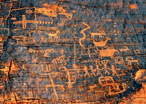 Native American rock carving symbols | Eve Warren : A History of...