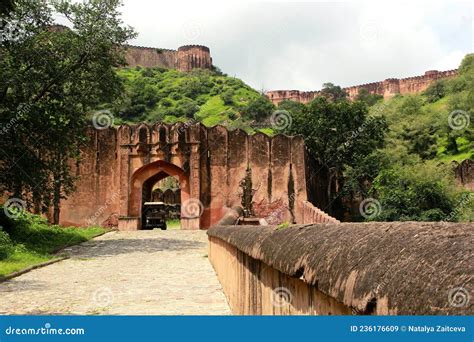 The Road Leading To Jaigarh Fort, Jaipur, India Stock Image - Image of ...