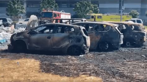 19 cars catch fire at NAIA Terminal 3 parking lot