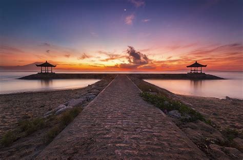 Pantai Karang at the Sunrise | Sunrise, Sunset rose, Beautiful sunset