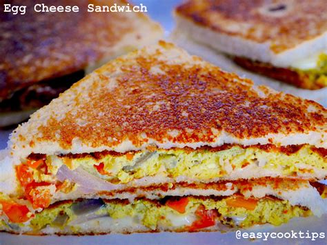 Egg Cheese Sandwich Recipe-Breakfast Recipe-Easy Cook Tips