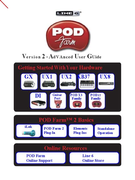 POD Farm 2 Advanced User Guide - English (Rev B) | PDF | Installation (Computer Programs ...