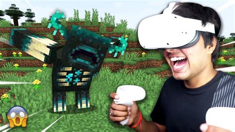 Playing MINECRAFT VR for the FIRST TIME😂 - YouTube