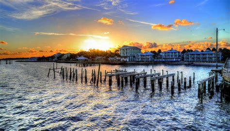 Cedar Key Florida at Sunset Photograph by Billy Morris