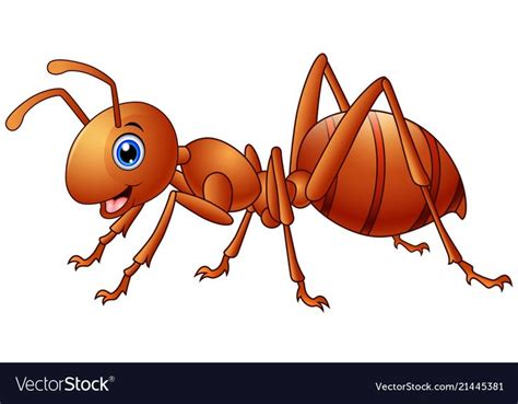 illustration of Happy ant cartoon. Download a Free Preview or High ...