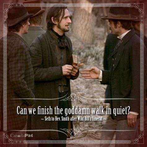 Can we finish the goddam walk in quiet? --Seth | Television quotes, Tv ...