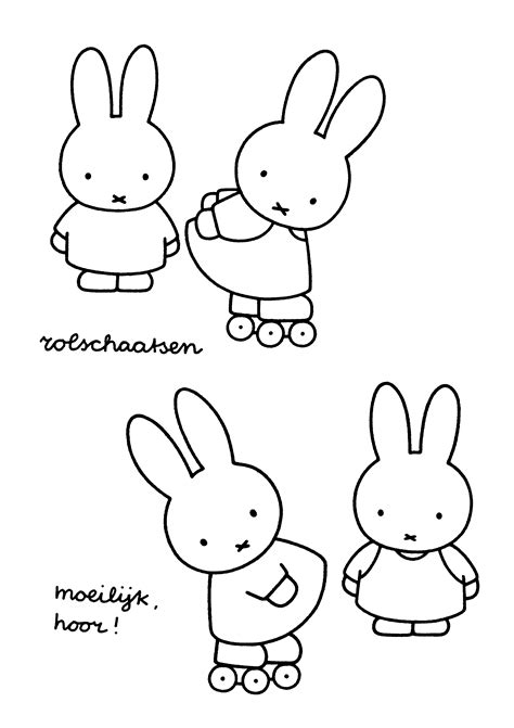 Miffy Coloring Pages - Coloringpages1001.com