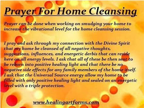 Home Cleansing Prayer | Cleansing prayer, Smudging prayer, Sage ...