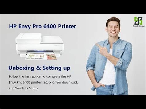 HP Envy pro 6400 printer setup | Unbox HP Envy pro 6400 printer | Wi-Fi ...