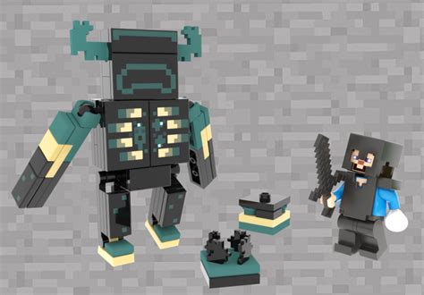 Here's my custom LEGO Warden from Minecraft 1.17 : lego Lego Star Wars ...