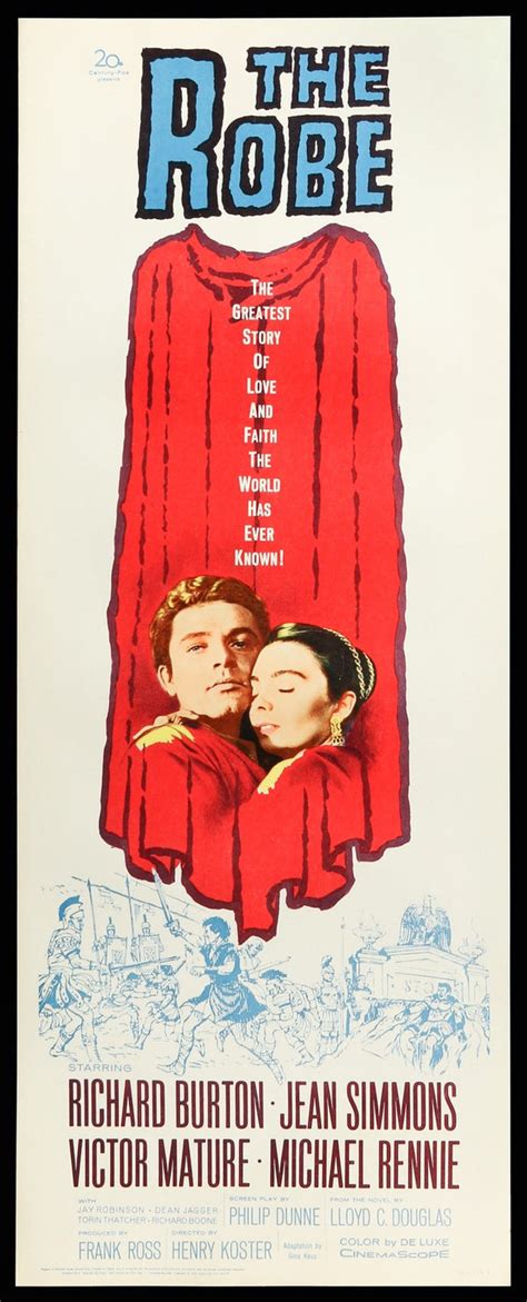 The Robe (1953) Original Insert Movie Poster - Original Film Art ...