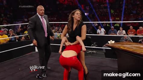 Brie Bella vs. Stephanie McMahon SummerSlam contract signing: Raw, Aug. 4, 2014 on Make a GIF