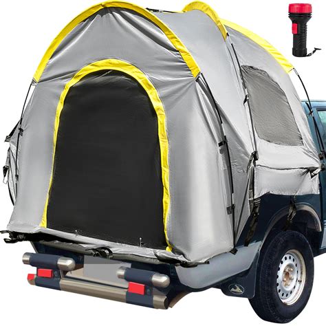 VEVOR Truck Tent 6.4-6.7' Truck Bed Tent, Full Size Pickup Tent ...