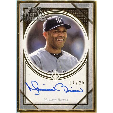 Mariano Rivera 2018 Topps Transcendent Autograph Card 4/25 (TCA-MR ...