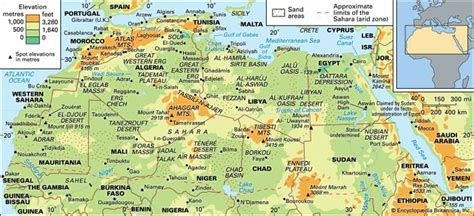 Sahara Desert On Africa Map