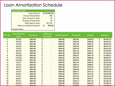 10 Excel Amortization Schedule Template - Excel Templates