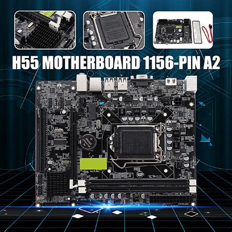 For Intel H55 Socket LGA 1156 DDR3 Computers Motherboard | Shopee ...