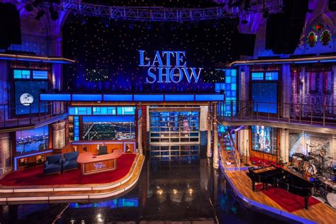 Unbelievable The Late Show with Stephen Colbert Broadcast Set Design ...