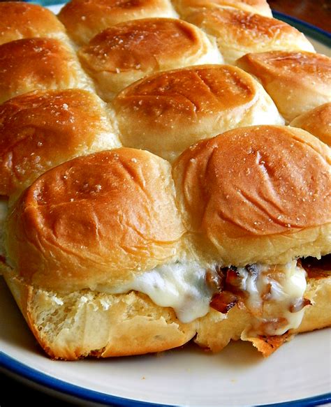 Philly Cheesesteak Sliders - Frugal Hausfrau