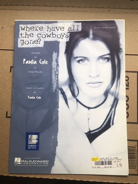 Paula Cole where have all the Cowboys gone sheet music | eBay