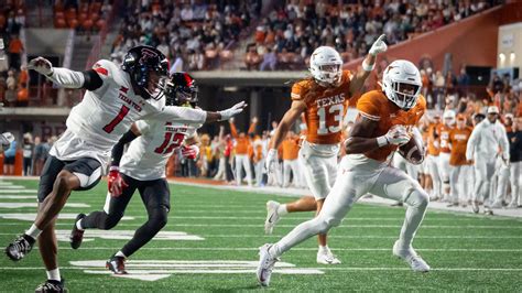 Texas football earned a Big 12 title game spot by beating Texas Tech