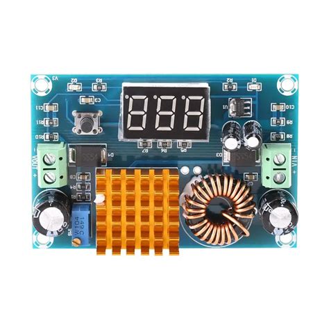 Digital DC DC Converter Module Boost Step Up Module DC 3V 35V to DC 5V 45V Boost Converter Board ...