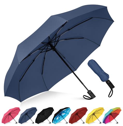 Rain-Mate Compact Travel Umbrella - Windproof - LightBagTravel.com