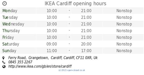 IKEA Cardiff opening times, Ferry Road, Grangetown, Cardiff