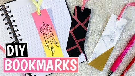 3 Easy DIY Bookmark Ideas - YouTube