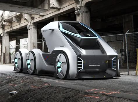 Futuristic SpaceTruck Concept by Alexander Baldini - Tuvie Design