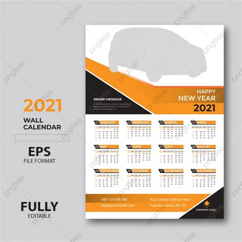 Wall Calendar Template Design Premium Vector Template Download on Pngtree