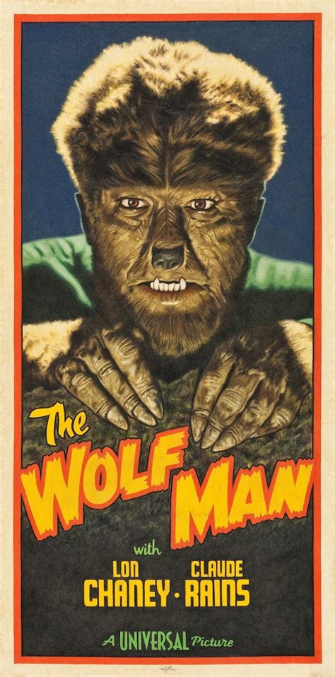 The Wolf Man Reproduction Poster Print - Etsy