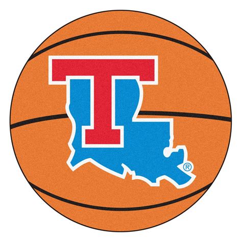 27" Round Louisiana Tech Bulldogs Basketball Mat - OnlineSports.com