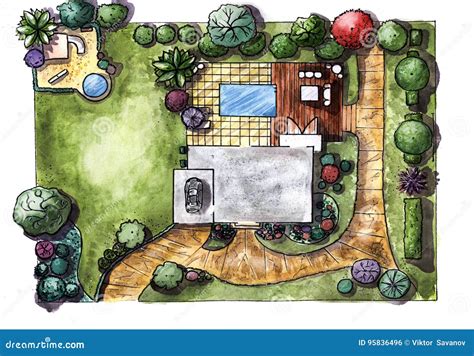 Garden Design Drawing