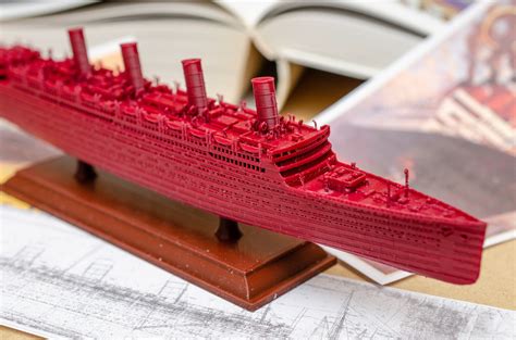 3D printed historical ocean liners - RMS Aquitania