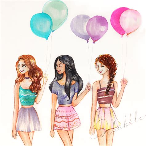 groups of friends hair - Saferbrowser Yahoo Image Search Results Tumblr Drawings, Pretty ...