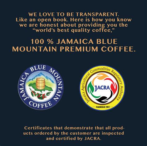 100% Jamaica Blue Mountain Coffee #1 Grade – JBM Coffee