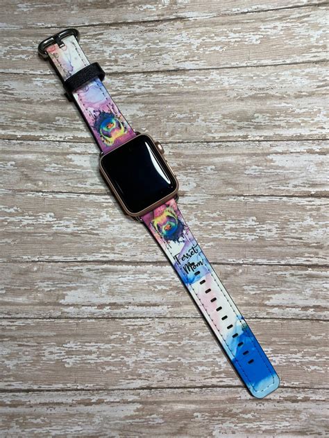 Apple Watch Band Customized and Personalized Synthetic - Etsy