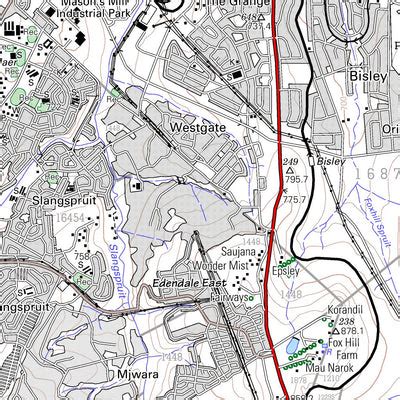 2930CB PIETERMARITZBURG map by Chief Directorate: National Geo-spatial Information - Avenza Maps