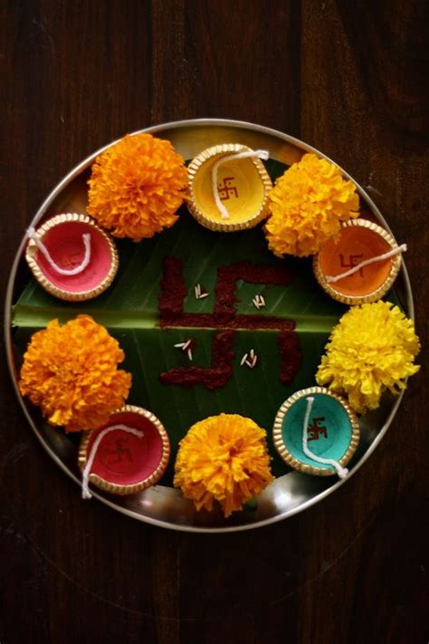 Thali Decoration Ideas During Navratri - K4 Craft