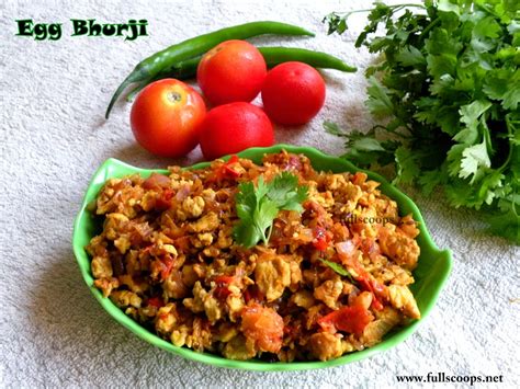 Egg Bhurji Recipe ~ Full Scoops - A food blog with easy,simple & tasty recipes!