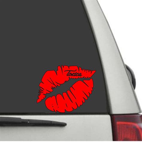 Toxica Window Decal Toxica Car Sticker - Etsy