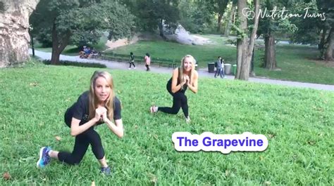 Grapevine Exercise for a Tight Butt - Nutrition Twins