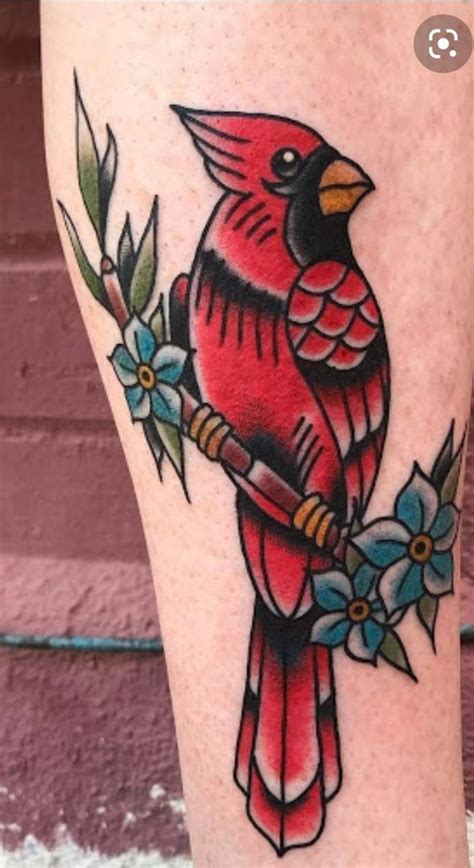 10 Tempting traditional cardinal bird tattoos