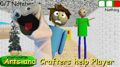 Arts and Crafters help Player - Baldi's Basics Mod - YouTube