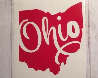 Ohio state decal | Etsy