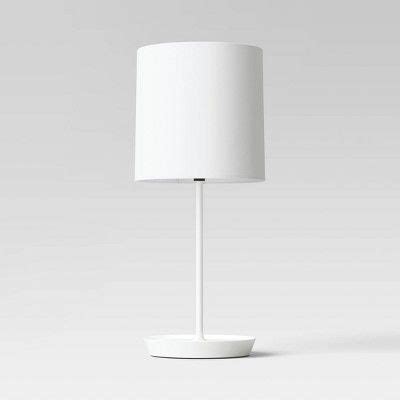 Stick Table Lamp White - Room Essentials™ | White table lamps bedroom, White table lamp, Table lamp