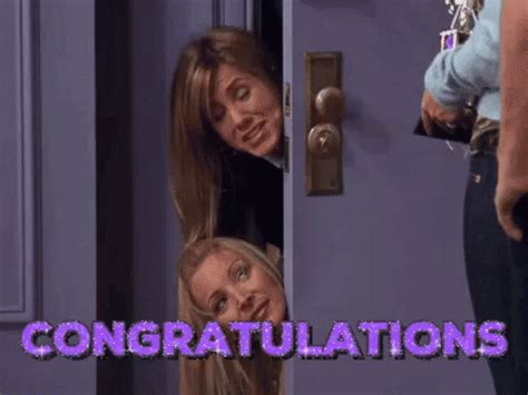 Rachel Congratulations GIF - Rachel Congratulations Phoebe - Discover & Share GIFs